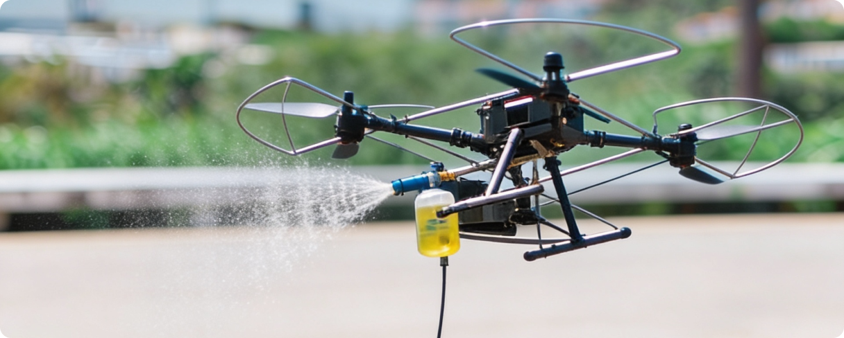 Atuação da Stratifly com drone